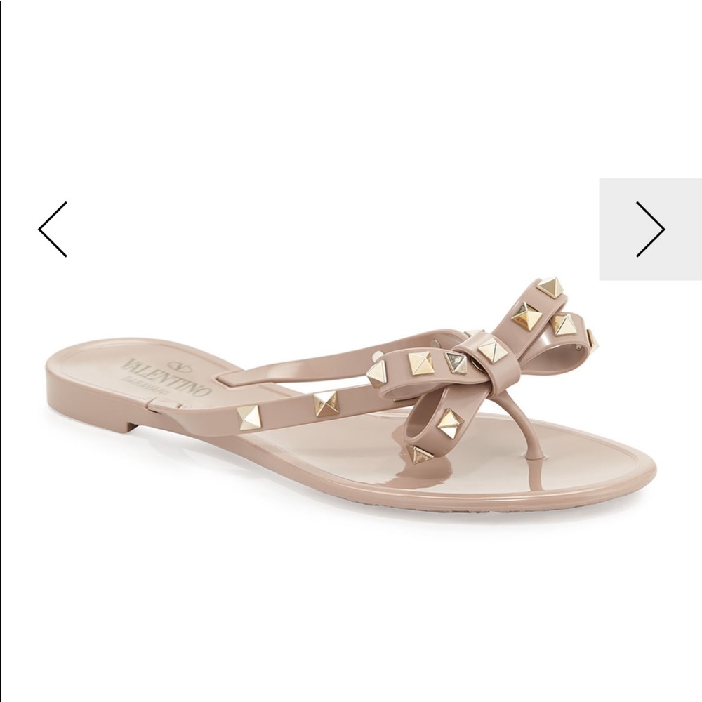 Valentino PVC Jelly Rockstud Sandals